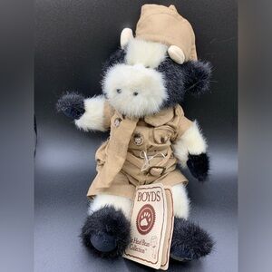 Boyd’s Bears Hershey’s Private Ration D Plush Army Cow Plush 2005 #4